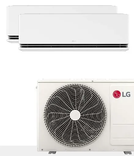 LG Multi-Split mit zwei Innengeräten und einem Außengerät